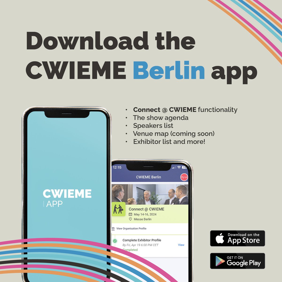 📱 Exciting news for all CWIEME Berlin attendees! The CWIEME Berlin App is now Live! The app has everything you need to maximise your experience at CWIEME Berlin. Register for CWIEME Berlin 2024 🎟️ eu1.hubs.ly/H08K3SM0 #CWIEMEBerlin2024