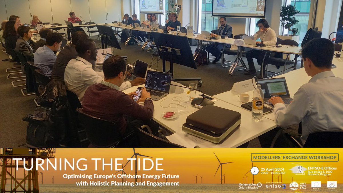 #Europe’s decarbonisation strategy includes an acceleration of #offshore #wind & #grid infrastructure 🌊

On 25 April, RGI, @ENTSO_E & @JustWind4All, brought  #EnergySystem modelling experts together to discuss the Offshore Network Development Plans #ONDP💡

Stay tuned for +info!