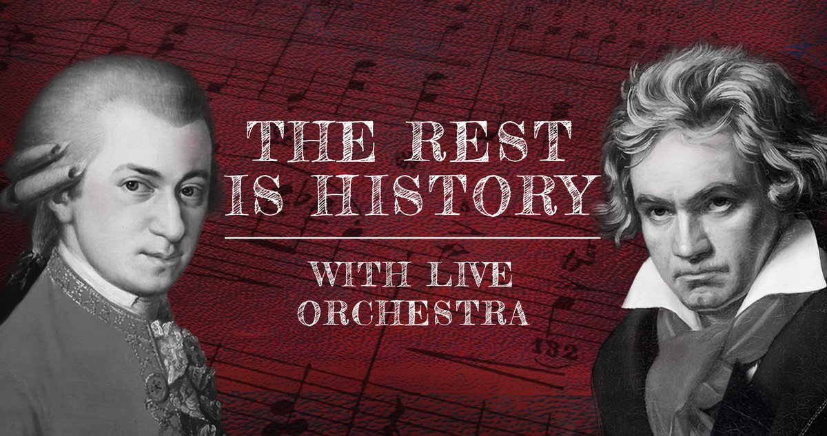 The world’s most popular history podcast, @TheRestHistory, is coming to the Hall live on stage with a full orchestra. Priority Booking for Friends & Patrons open at 10am on Tues 30 Apr. General sale begins at 10am on Thu 2 May: bit.ly/4a096Ui