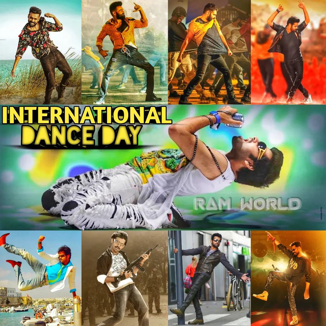 #InternationalDanceDay #worlddanceday #DanceDay #rampothineni #rapo