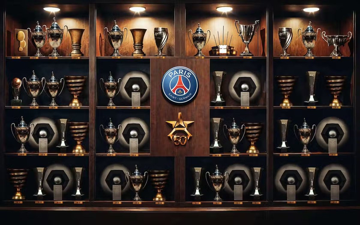 🇫🇷Paris Saint-Germain❤️💙 win the 5️⃣0️⃣th trophy in club history! 🤩#ParisiensEtChampions #Ligue1UberEats 

🏆𝟓𝟎 trophies for a club created just 5⃣3⃣ years ago, and the best is yet to come! 😎🥰#CoupedeFrance #UEFAChampionsLeague