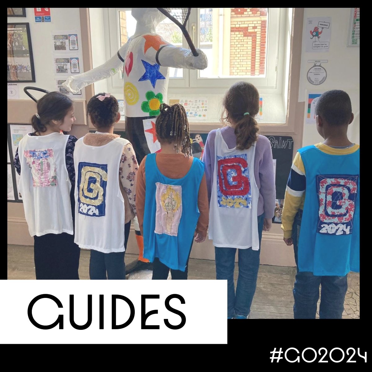 GOlympique's tweet photo. 👚👕 Tenues officielles des guides du musée #GO2024 
En collaboration avec @parismusees @PalaisGalliera 🤝
Marion PVP d'Arts visuels  organise tout ce programme avec le soutien de la Plasticienne du Galliera,  𝗠𝘆𝗿𝗶𝗮𝗺 𝗟𝗼𝘂𝘀𝘀𝗮𝗶𝗲𝗳. 
#musee #couture #Paris #Paris2024 https://t.co/EMY0qpZyLl
