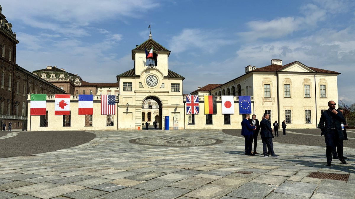 È ufficialmente cominciata la prima sessione di lavoro del <a href="/G7/">G7</a>

#G7 #Turin #G7Italy #Climate #Energy #Environment 

<a href="/canaleenergia/">canaleenergia</a>