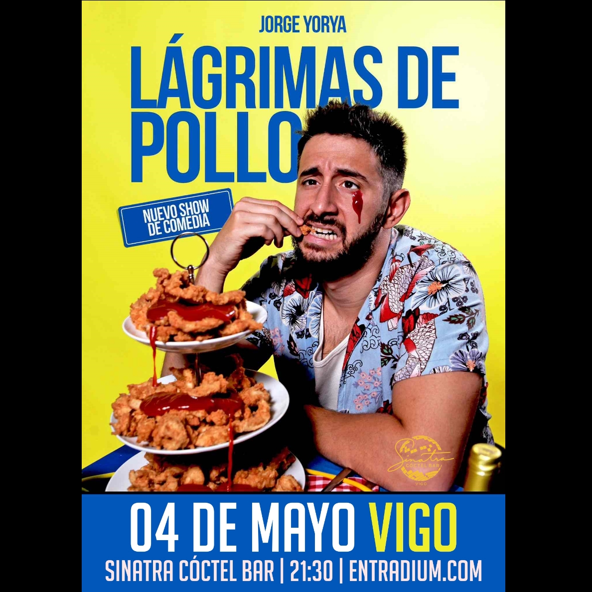 JorgeYorya's tweet photo. 🦖 ¡VIGO!

🔥 RT y menciona a un amigo para entrar en el sorteo de dos entradas para verme el 4 de mayo con mi show.

🎟️ Entradas aquí https://t.co/9w77cq3kfK https://t.co/TQxKsYtXuF