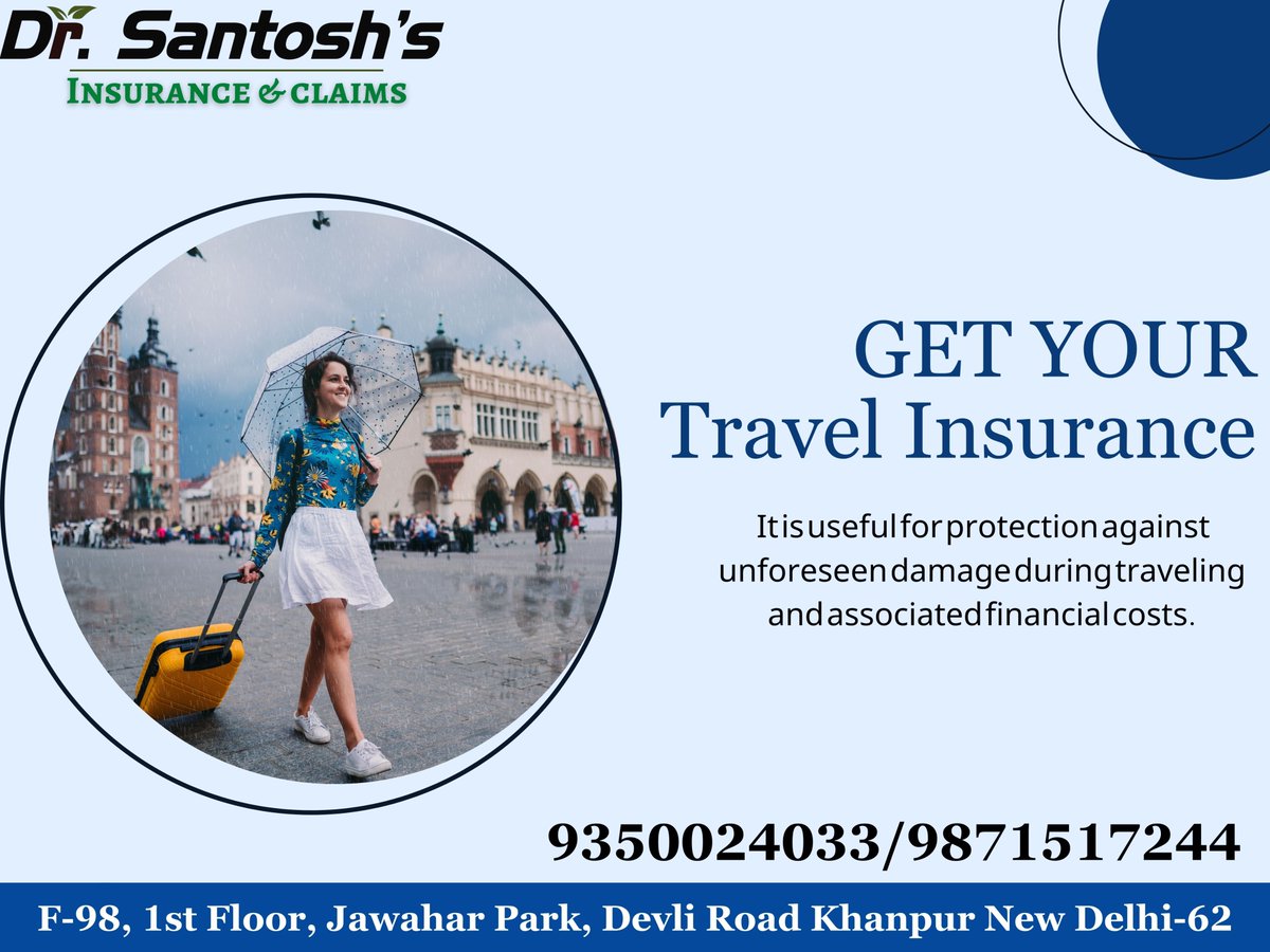 Travel insurance insurance covering financial losses associated with traveling international 

#TravelInsurance #InsuranceCoverage #TravelProtection #InsurancePolicy #TravelSafety #InsuranceProvider #TravelHealth #InsuranceBenefits #TravelCoverage 
call us-9350024033/9871571244