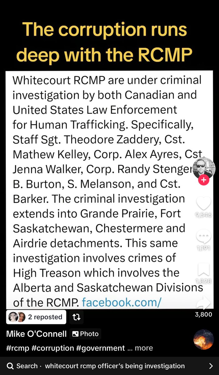 No shock here! This is happening all over the world! #HumanTrafficking in a community only 2 hrs from #Edmonton! With the #RCMP no less! This is disgusting! I made a music video for #RockAgainstTrafficking in 2018 for Glen Hughes (Deep Purple) for awareness!