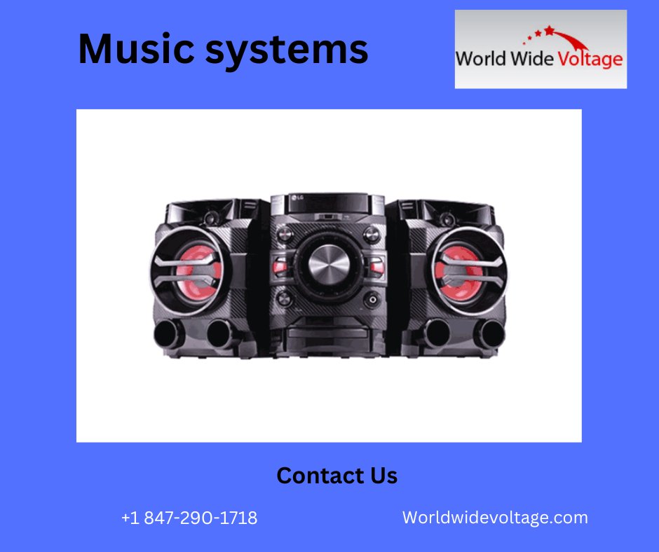 Immerse yourself in the ultimate listening experience with our premium #220voltmusicsystems. Whether you're enjoying your favorite tunes or hosting a party, these #musicsystems deliver exceptional sound quality and performance. worldwidevoltage.com/music-systems.…