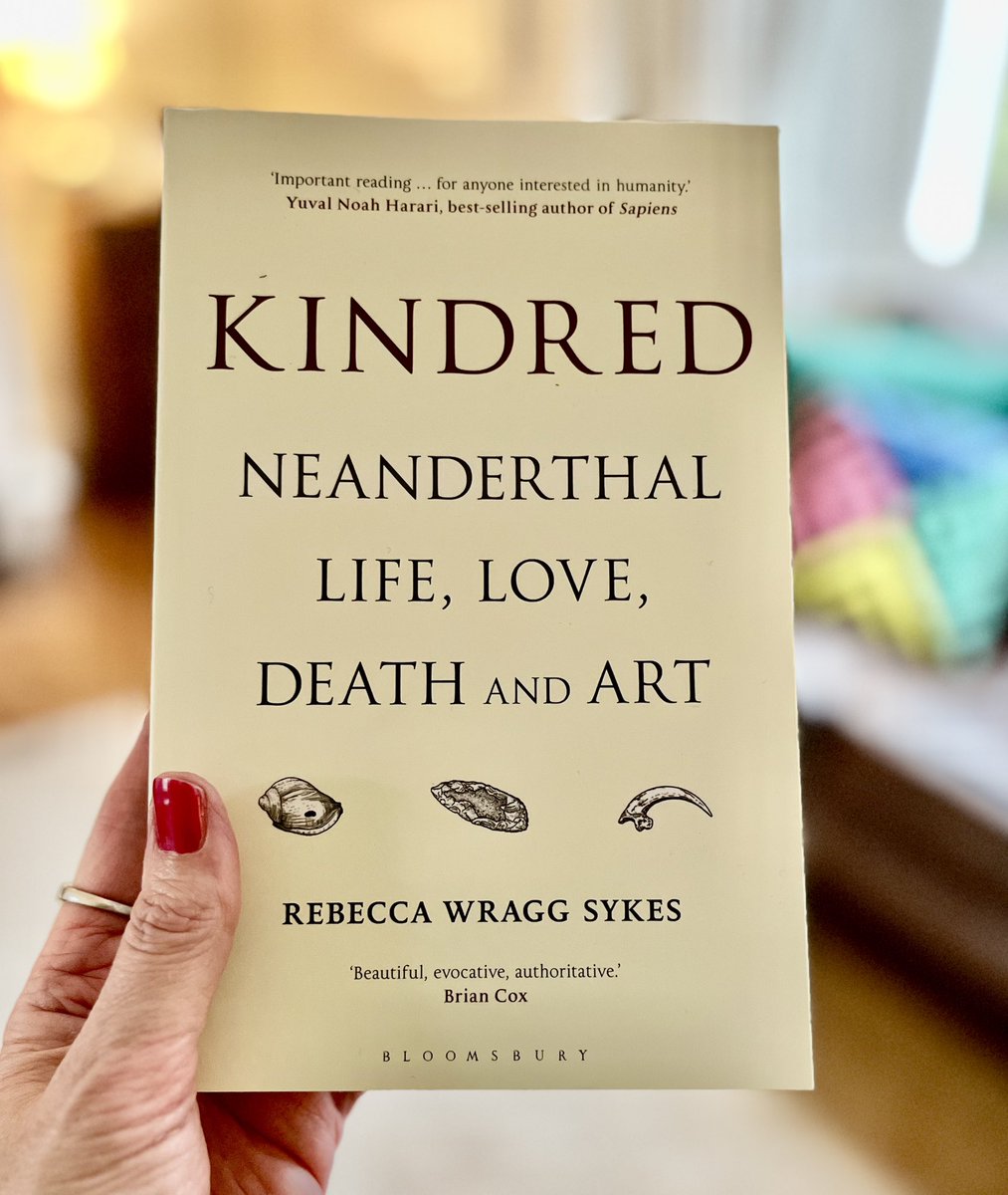 I’ve just started reading ‘Kindred: Neanderthal Life, Love, Death and Art’ by Rebecca Wragg Sykes @LeMoustier ahead of the forthcoming Netflix documentary #SecretsoftheNeanderthals