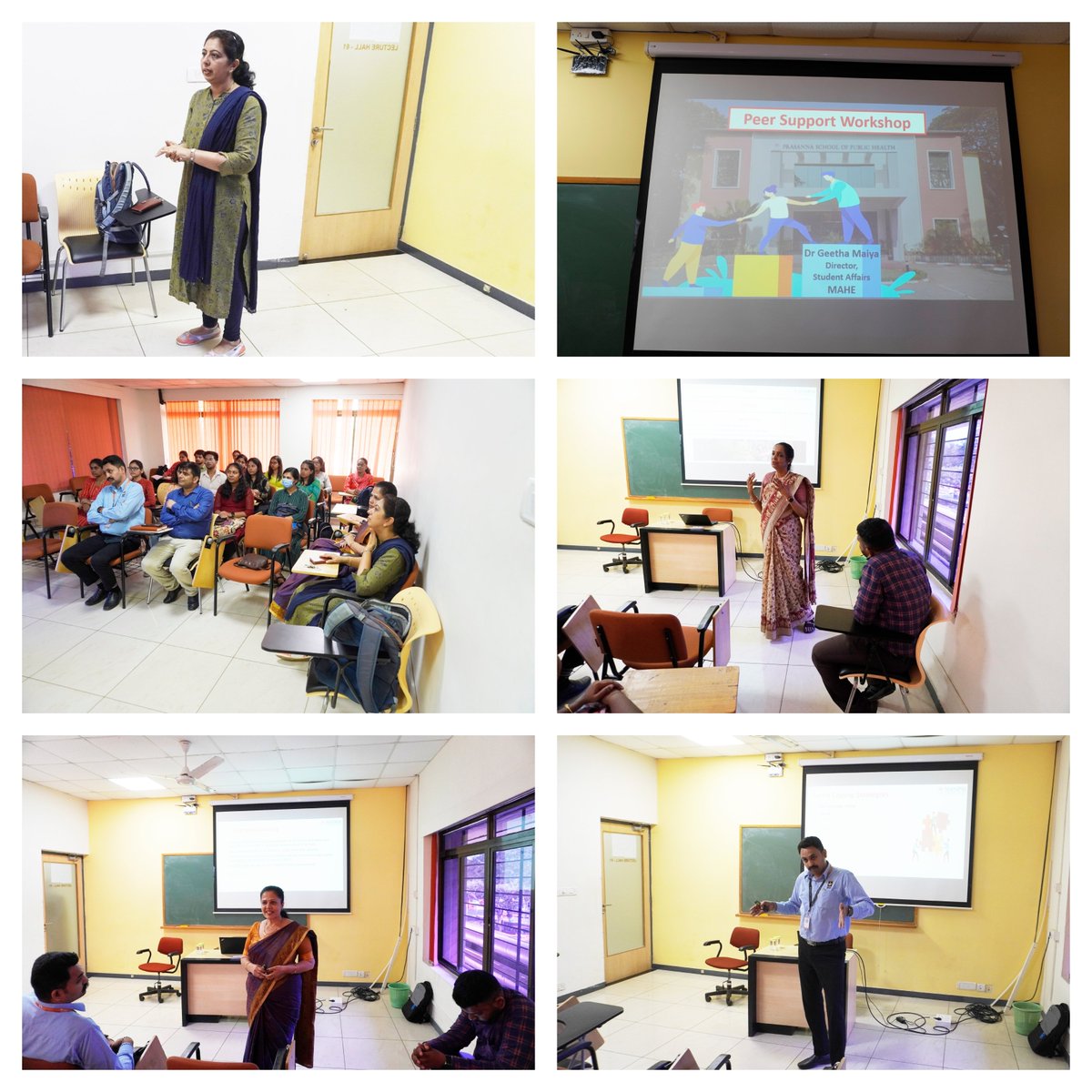 On April 12th, 2024, the Department of Student Affairs, MAHE Manipal organized a Peer Support Workshop for a selected number of students from Prasanna School of Public Health(PSPH) MAHE Manipal #nashamuktbharatabhiyaan #mahe_manipal #InstitutionofEminence #drugfreeindia