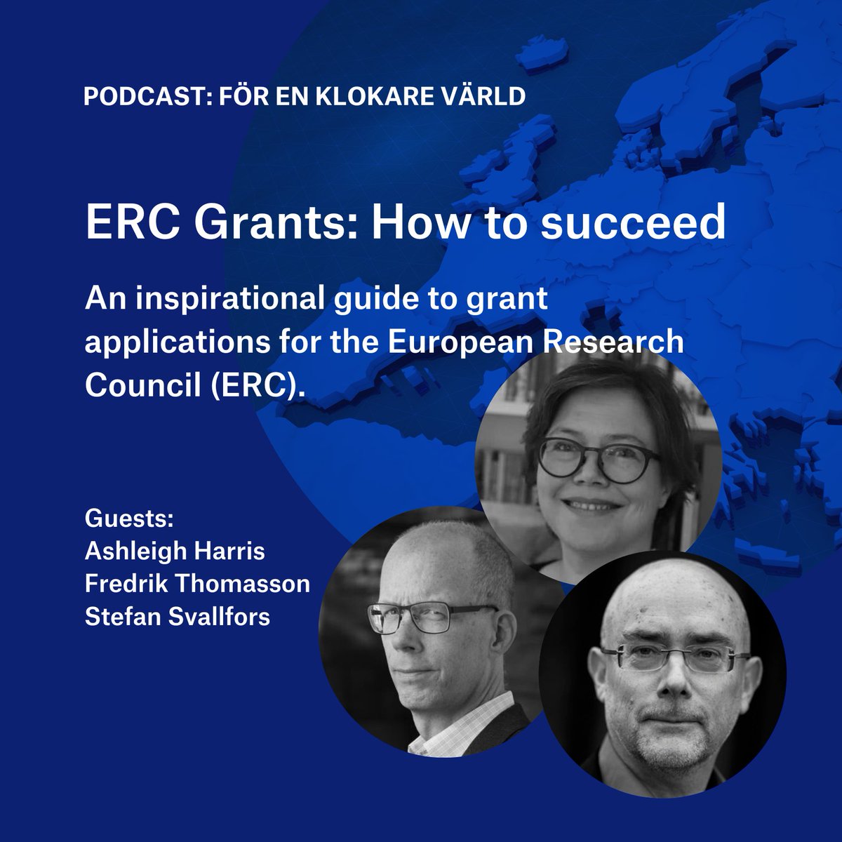 New podcast! ERC Grants: How to succeed Listen to the ERC grant recipients Ashleigh Harris and Fredrik Thomasson. They are joined by Stefan Svallfors, Secretary General for Humanities and Social Sciences at the Swedish Research Council. open.spotify.com/episode/3PLE90… #ERC @ERC_Research