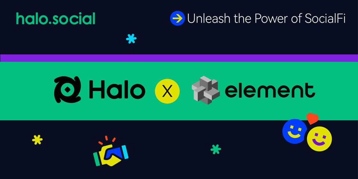 #Halo Membership Pass is now live on the leading NFT marketplace - @Element_Market!🎉 With the launch of HMP, we're set to revolutionize the #Web3 world & unlock infinite possibilities in #SocialFi. Trade #HMP on Element here 👉element.market/collections/ha…