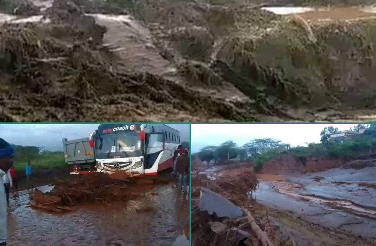 NEWS UPDATE Old Kijabe dam bursted leading to flash floods in Maai Mahiu. Several reportedly d3ad. Numbers might be over 30 allegedly.