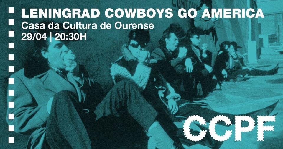 Grazas a @filmotecagal o @cineclubepf repón hoxe 1 clásico delirante e canalla do cine musical de finais dos 80': LENINGRAD COWBOYS GO AMERICA de Aki Kaurismäki (🇫🇮.1989.72'.VOSE) Apta para todos os públicos e estados da materia @OurenseCultura @bibourense @BibRosalia @clia_g