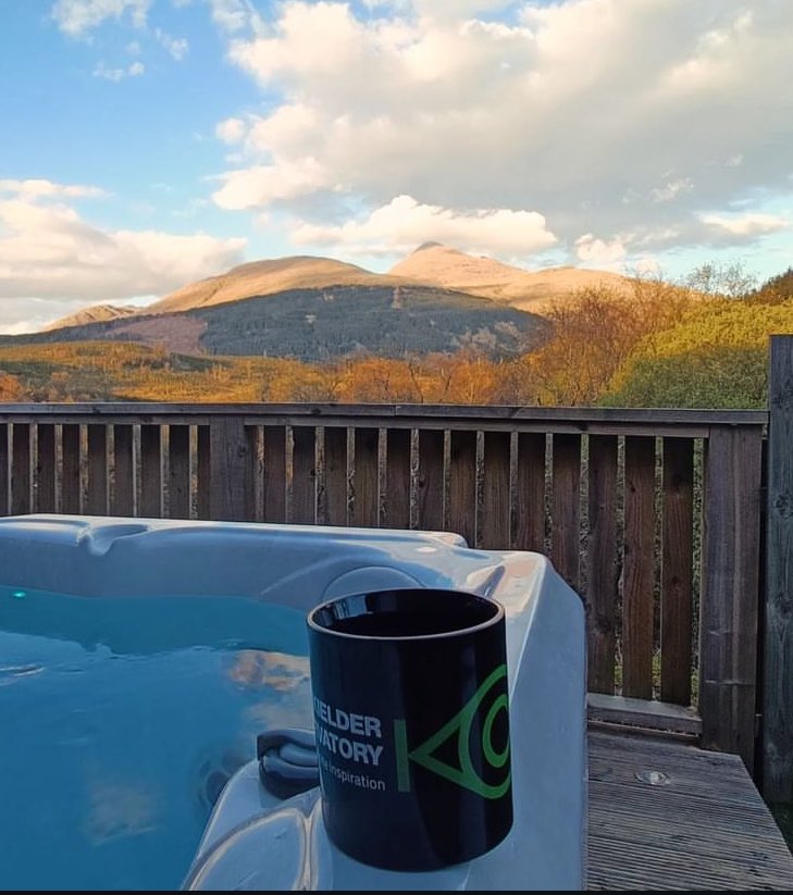 We’re kicking off this week’s #whereisyourmug posts with an entry from one of our volunteers, Dave! He’s been up in the Highlands for his birthday, but not without his trusty Kielder Observatory mug!