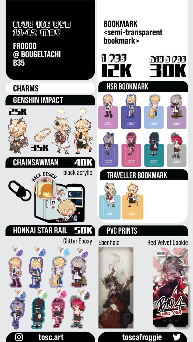 1/3 Hello! I'll be back to boothing again at CF18 on both days at B35, reservation is open till 8 May! Any kind of support would means a lot to me! and it would cheer me up if you can drop by even just to say hi, so SEE YOU SOON! reservation form here: forms.gle/Uw3xp1H3NDNsbJ…