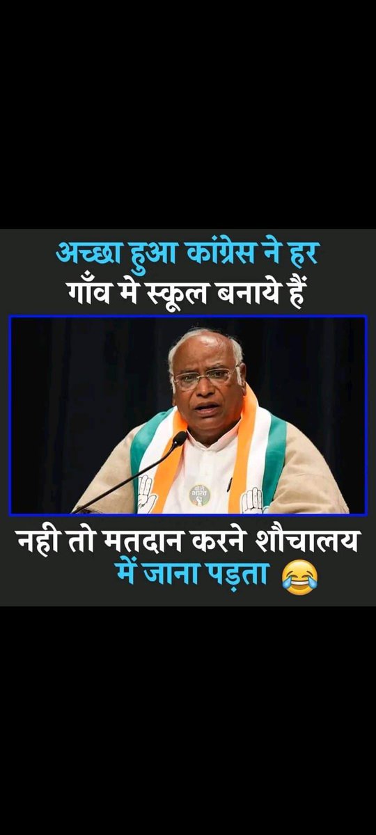 #MondayMotivation What a statement by Indian National Congress President Shri Mallikarjun Kharge Ji 👇 #LokasabhaElection2024 everyday roasting continues...