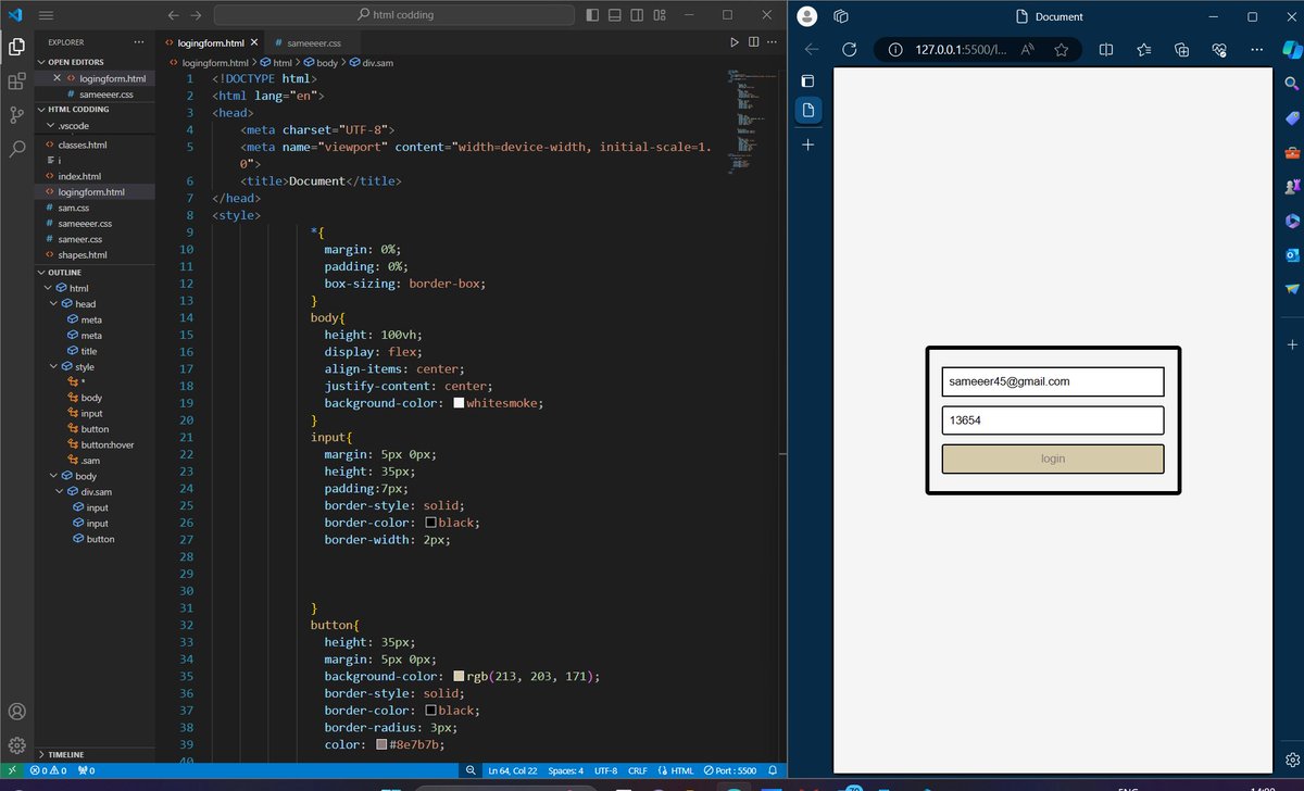 6Kerekar61921's tweet image. #just esay
#login form interface
#designing using html / css
#codinglife
#timespend