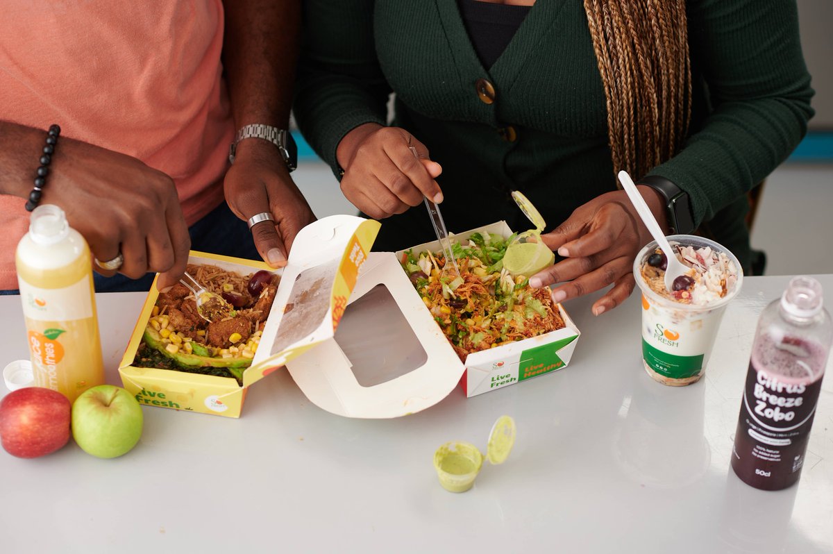 Did you miss @sofreshng at the GTCO Food & Drink Festival? Not to worry. You can ORDER your favourite fresh meals delivered to you FREE, all week from Chowdeck! ORDER NOW FOR FREE: rb.gy/r42nyw