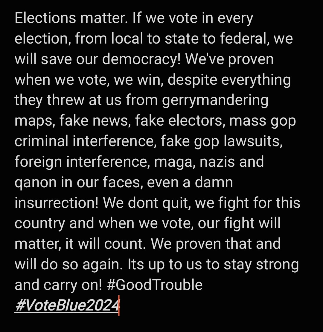 #GetOutTheVote #VoteBlue2024