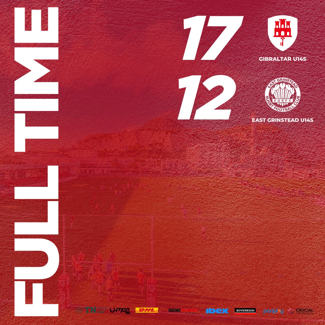 Gibraltar U14s take the win against East Grinstead! 💪 #GibraltarRugby