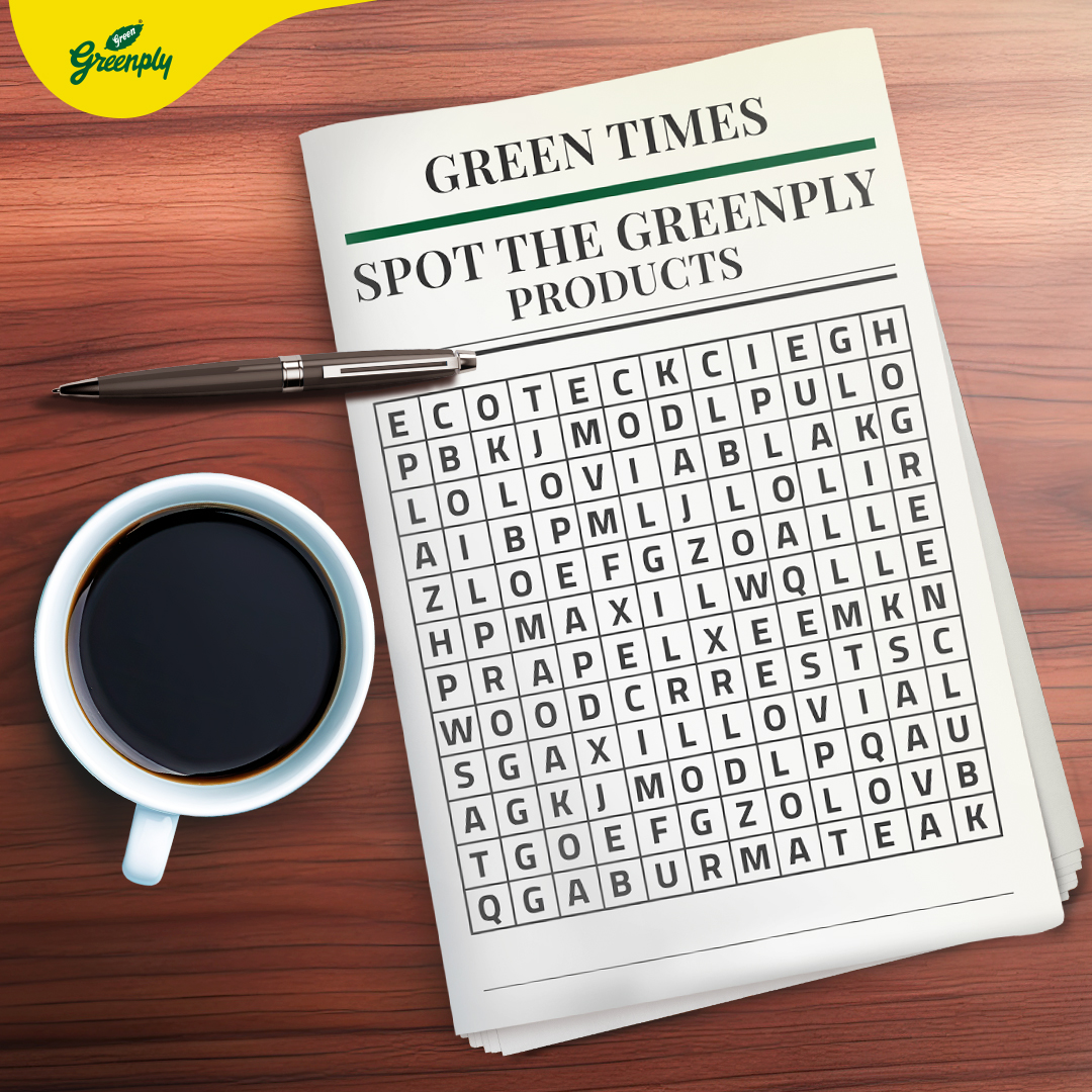 How many #Greenply products can you spot? Drop your answers in the comments! #Greenply #GreenplyPlywood #Plywood #Quiz