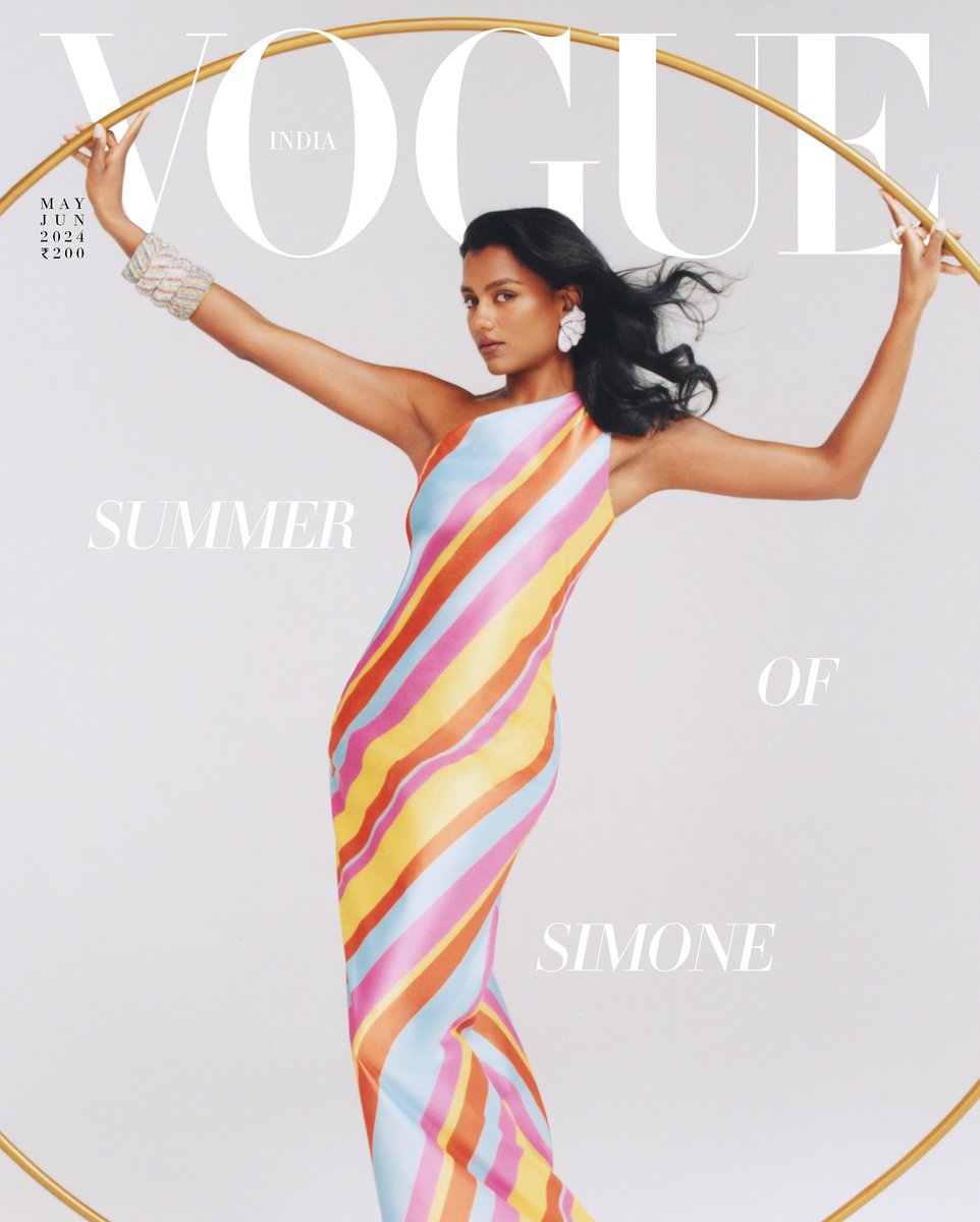 SIMONE ASHLEY ON THE COVER OF VOGUE INDIA