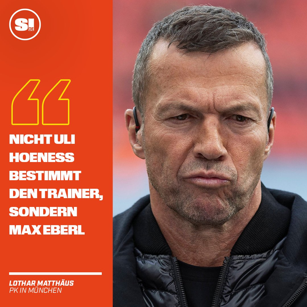 Lothar Matthäus bei der @interwetten-Pressekonferenz in München. 'Nicht Uli Hoeneß bestimmt den Trainer, sondern Max Eberl', erklärt der Rekordnationalspieler in München. #Matthäus #FCBayern #Tuchel #Rangnick #FCBRMA #UCL #Bundesliga #ChampionsLeague