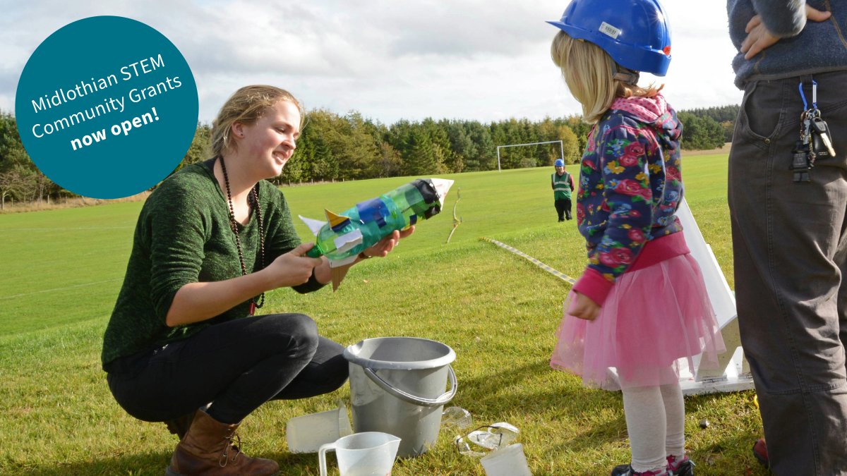 📢 Applications for Midlothian STEM Community Grants are now open! 🚀 Apply from Monday 29 April until 5pm Friday 17 May 2024. Find out more and apply: ed.ac.uk/local/communit…