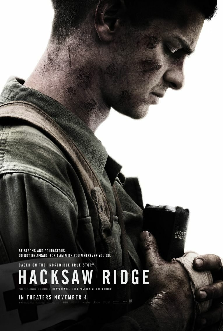 Hacksaw ridge • (2016) Firstly, my heartiest gratitude to sir 'Mel Gibson' for presenting this once in a era work of art. Andrew garfield was phenomenal as desmond doss. This film coerce oneself to raise a question -'Are we truly human with humane values?
