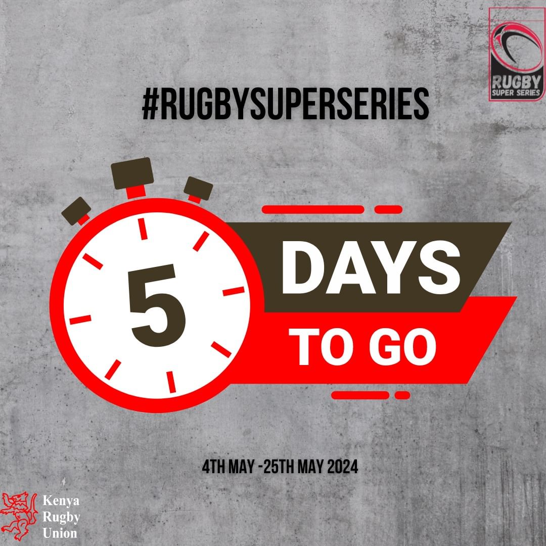 Just 5 more days until the Big day! #RadullKE #RugbySuperSeries