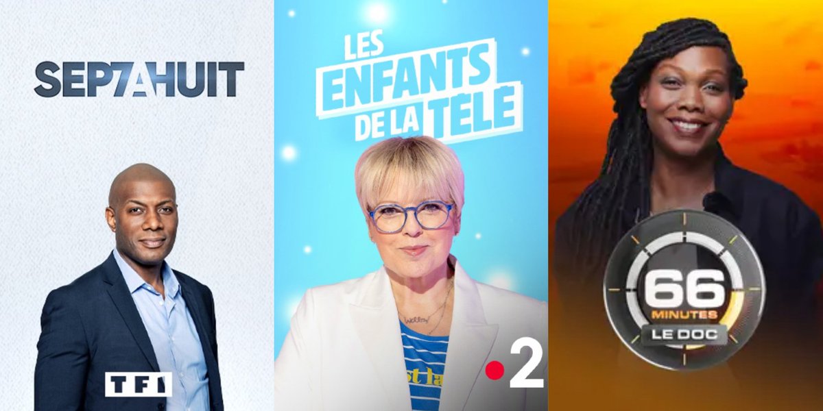 📶 TOP ACCESS 

1️⃣ #SeptAHuit : 2,4M telesp- 17,5%Pda
⏪ SEMAINE DERNIÈRE : 2,7M - 19,4%
@harryroselmack @7a8

2️⃣ #LesEnfantsDeLaTV : 2,2M telesp- 13,7%Pda
⏪ SEMAINE DERNIÈRE : 2,3M - 14,6%
@EnfantsdelaTV 

3️⃣ #66Minutes : 1,7M telesp- 11,9%Pda
⏪ SEMAINE DERNIÈRE : 1,6M - 11,3%