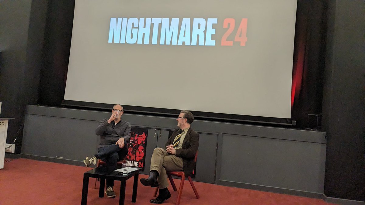 #nightmare24 ended with a showing of Keith Wright's brilliant and sad #haroldsgoingstiff with a post-film Q&A hosted by Bob Fischer. Keith dedicated the showing to Harold himself, actor Stan Rowe, who had passed away just a few days earlier. #nightmare24 #HorrorMovies #horror