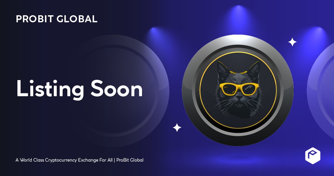🗣️Listing Soon

🐱@4catamoto (#CATA) joining ProBit Global soon🤝

👉Tune into ProBit Global for all the new listings  probit.com/hc/announcemen…

#Newlisting #ComingSoon #CryptoNews