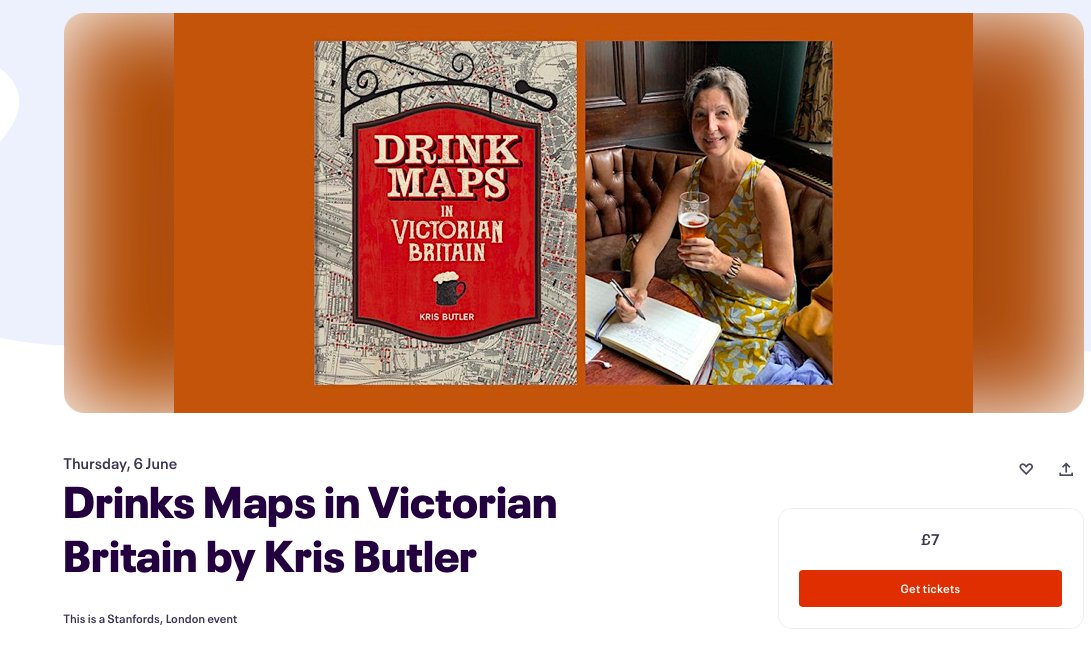 Just spotted that tickets for @DrinkMapBook's talk at @StanfordsTravel #London on 6 June are now on sale. Booked! eventbrite.co.uk/e/drinks-maps-…