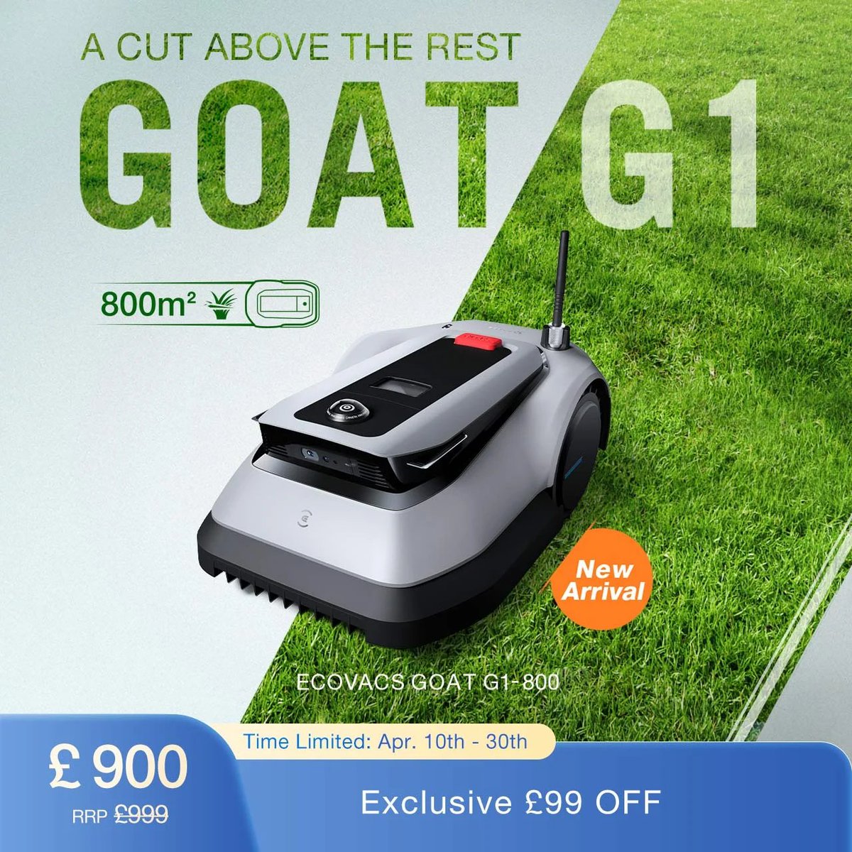 Elevate your home & garden with Ecovacs UK! 🌟 Save £99 on Robotic Lawn Mower 🍃 & £29 on Window Cleaner 🏠 Don't miss out! tidd.ly/49QZD1K #AutomationRevolution #affiliatelink