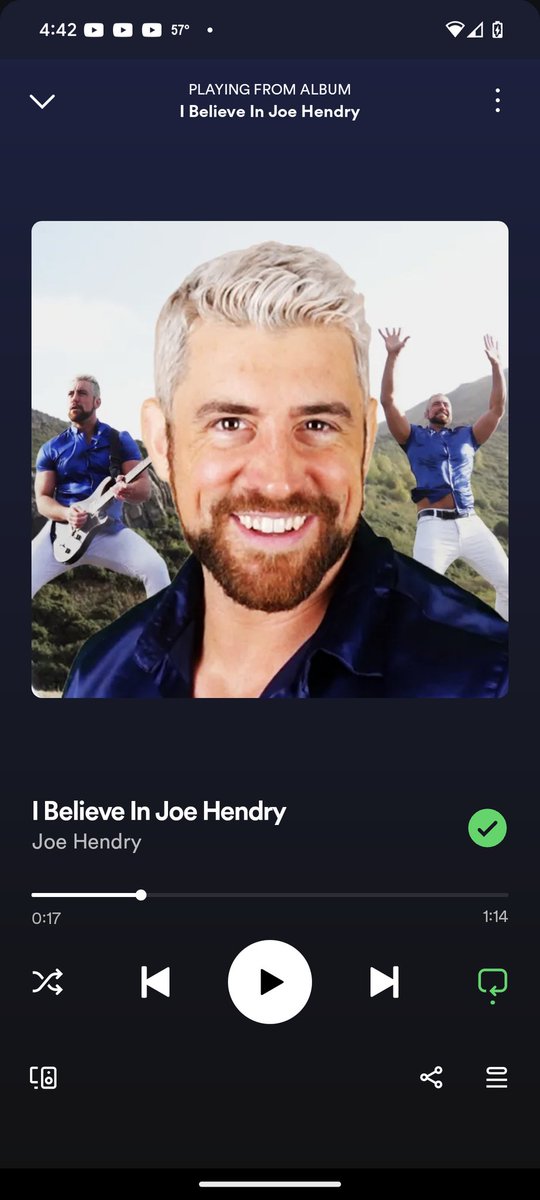 If you're not putting this banger on loop all night long, can you really say 'I believe in Joe Hendry'? Let's get to the top of the charts!
