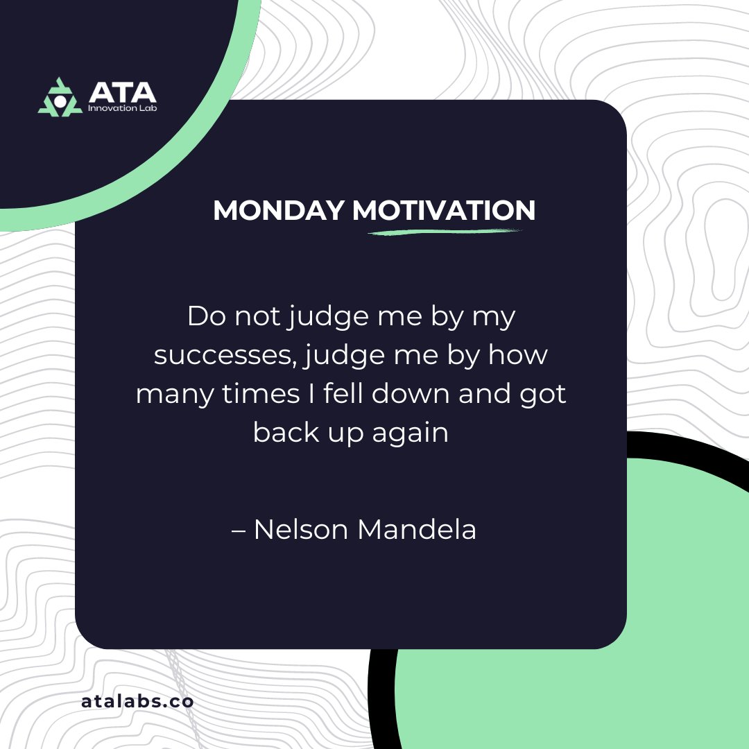 Hi guys,

This week we are focused on continuous learning, growth, success, and grit.

Let's be your launch pad to success💪🏾
Join our community today: tinyurl.com/ATA-INNOVATION…

#MondayMotivation 
#learning 
#GrowthDrive 
#SuccessTrain 
#innovatewithata
#ATA