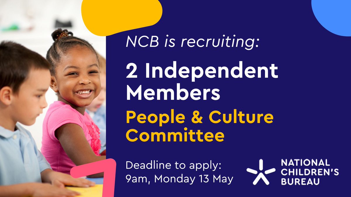 We're looking for two Independent Members to join our People & Culture Committee, supporting our Board of Trustees & ensuring our organisational structure is built on respect & trust within a safe, inclusive environment 🧑‍🤝‍🧑 Deadline: 9:00 on 13 May. Info: tinyurl.com/3fs74b68