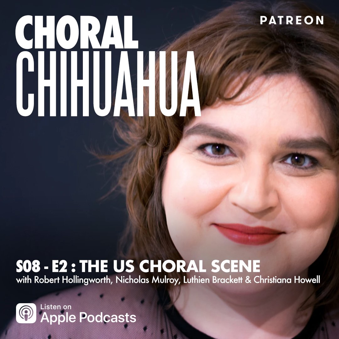 #ChoralChihuahua goes stateside 🇺🇸 to hear about choral scene in the US. Our guides are conductor Christina Howell + mezzo-sop Luthien Brackett. Prepare to have your ears opened 🤯🎶

Listen on Apple Podcasts 👉 apple.co/3xUnr7J
...and elsewhere 🔗 choralchihuahua.com