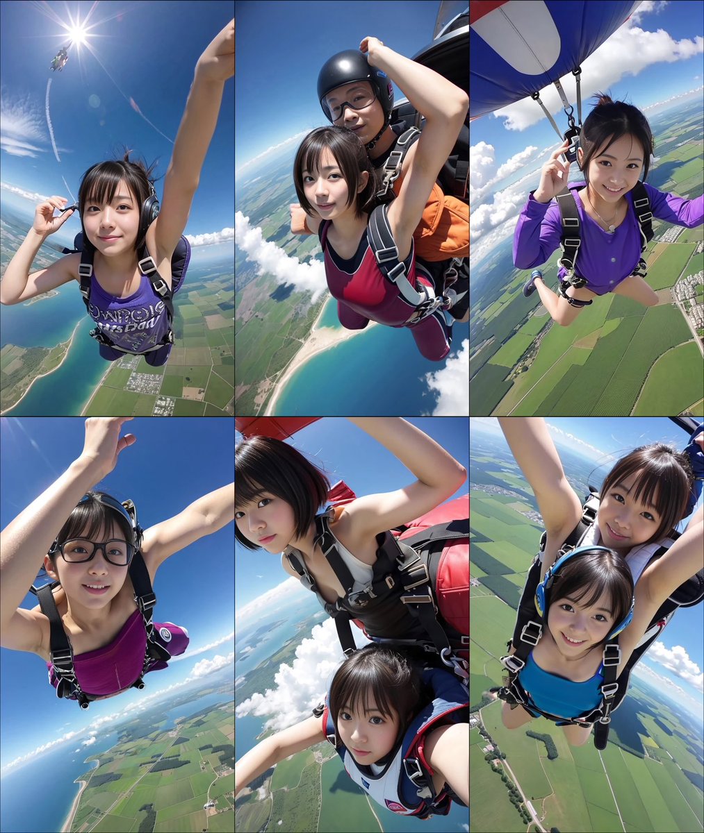 5/1-5/6
ぽろりスカイダイビング【高画質】
#AIArt