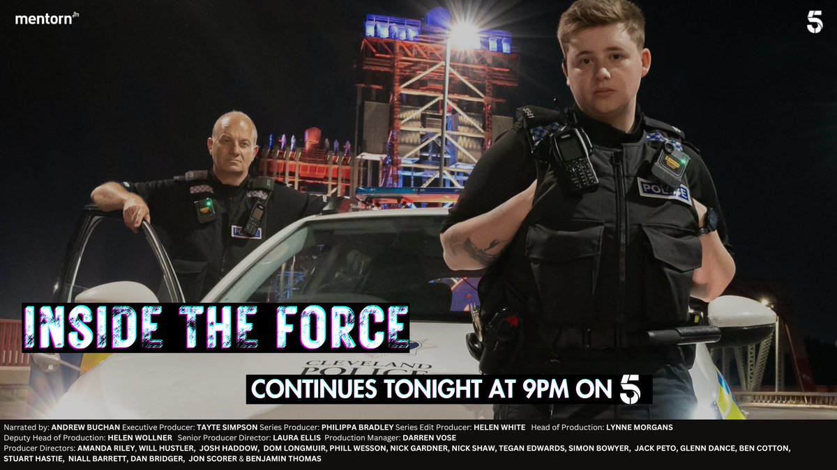 Catch more #InsideTheForce, at @ClevelandPolice, tonight at 9pm on @channel5_tv