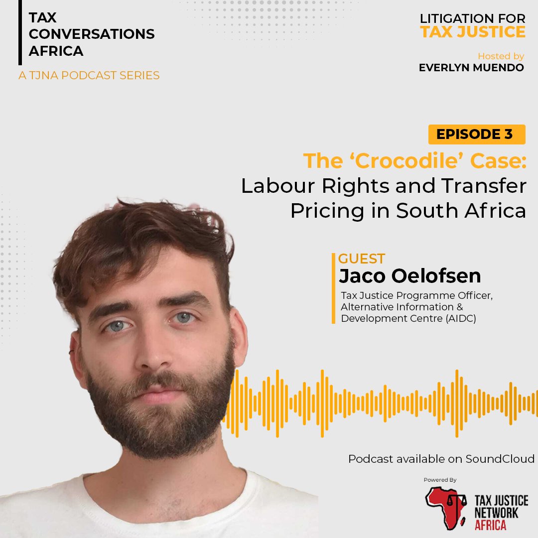 In episode 3 of our #TaxConversationsAfrica podcast series, @JacoOelofsen discusses the importance of looking at illicit financial flows from the local level to understand the commitments that companies have made in relation to taxation and rights realisations. #TaxJusticeAfrica…