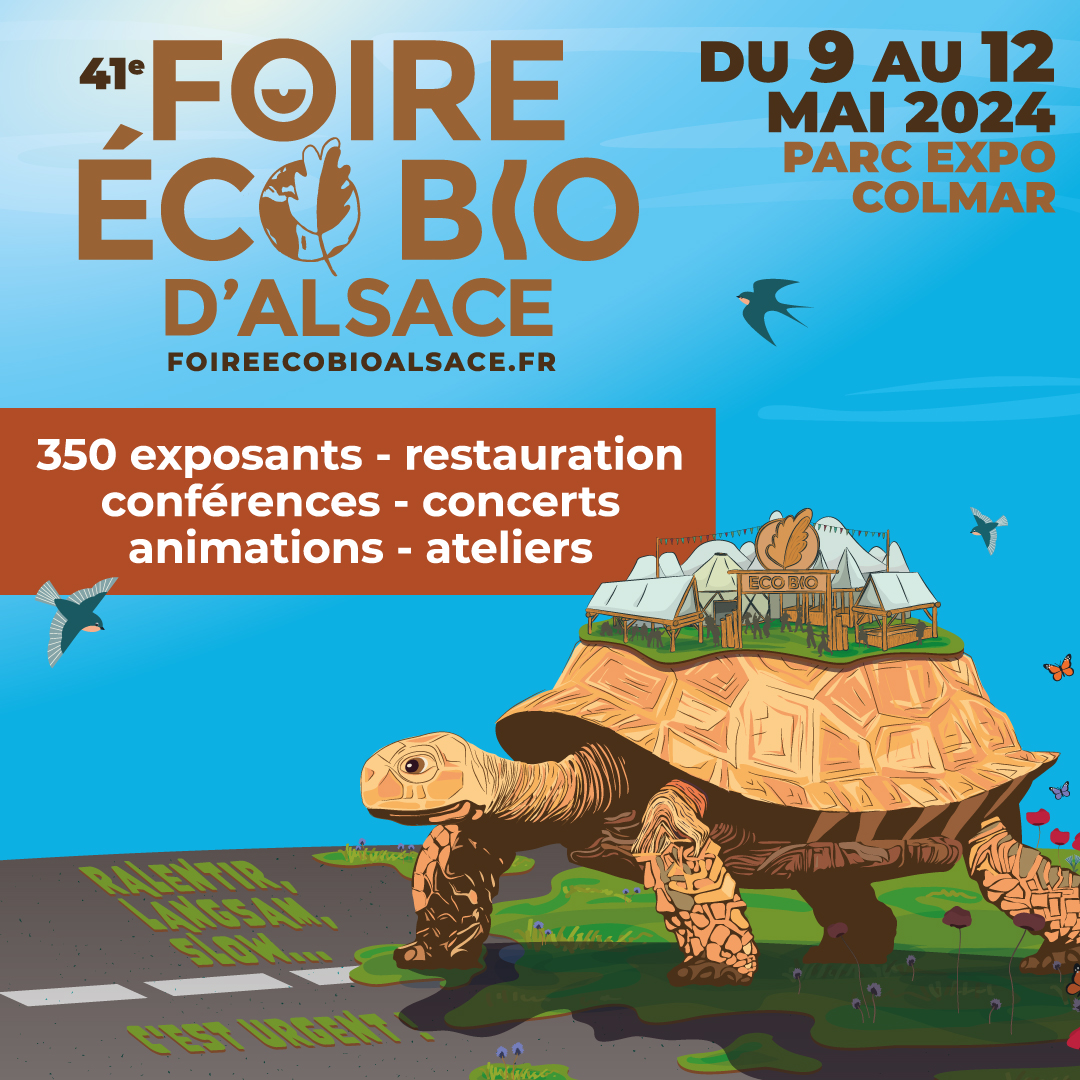 41ème Foire Eco Bio d'Alsace 📆 du 9 au 12 mai 2024 📍Parc des Expositions de Colmar
👉Découvrez tout le programme des animations, conférences, concerts, ateliers.. sans oublier la liste des exposants : foireecobioalsace.fr
#colmar #colmarexpo #foire #ecobio #bio #exposants