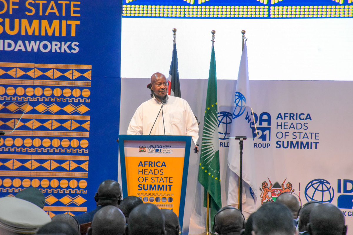 AFRICA HEADS OF STATE SUMMIT President @KagutaMuseveni underscores the importance of investing in social and economic transformation for sustainable development in Africa. #IDA21 #IDAWorks