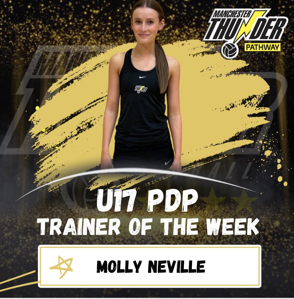 Congratulations to Molly our U17 PDP TOTW 🖤💛