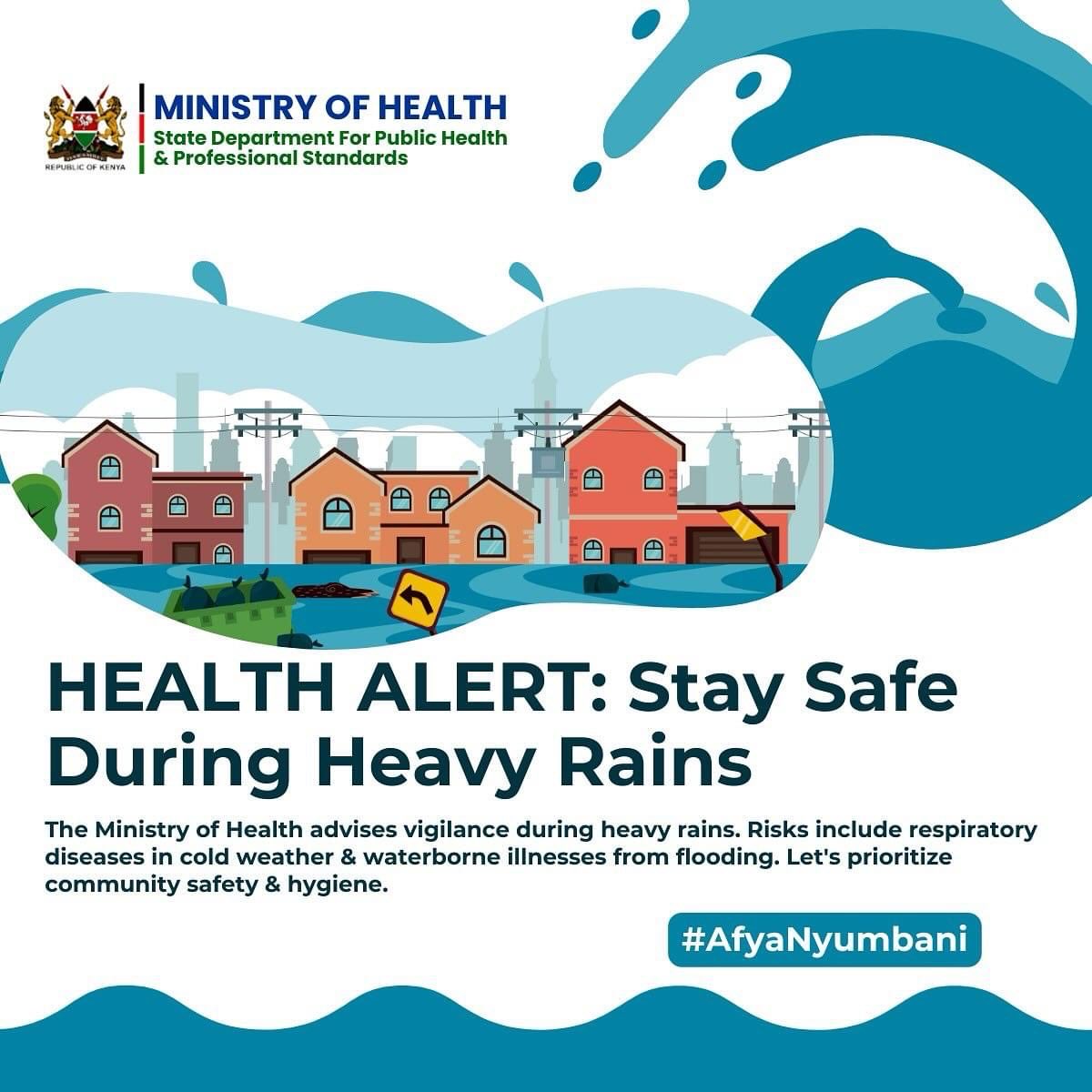 Health Alert: Stay Safe during heavy rains #staysafe