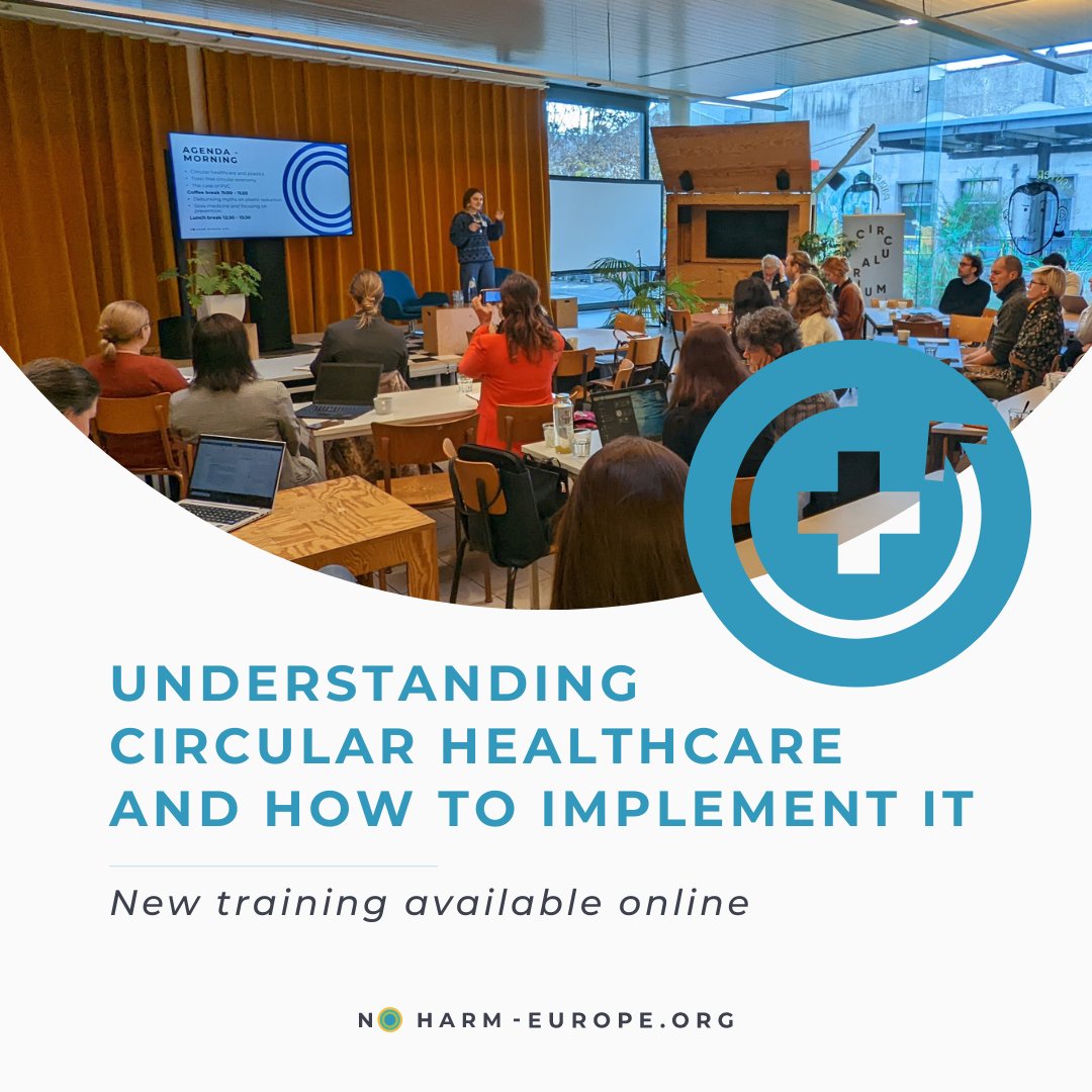 We're excited to share that the recordings of our latest in-person training on Circular Healthcare are now available.🎉 Last year, we came together to give healthcare professionals the tools to implement the waste hierarchy in healthcare practice. 📼Watch bit.ly/3xR0qCy