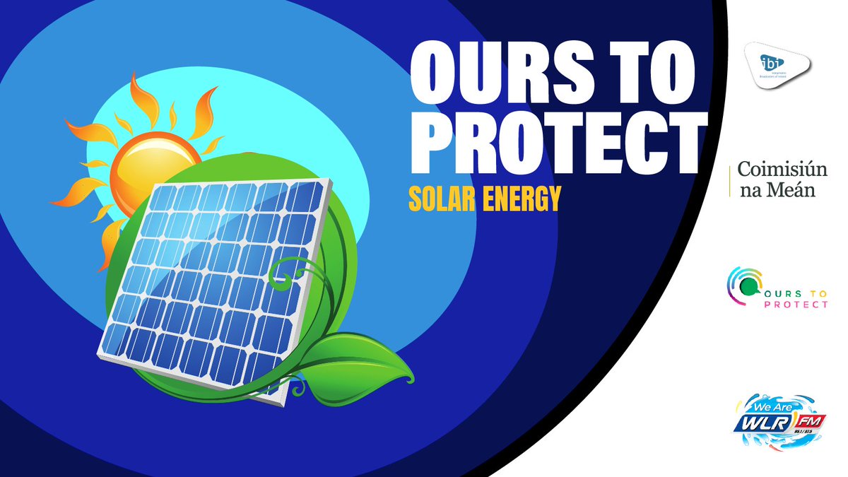 🌞 Solar Energy is emerging as the fastest-growing renewable power in Ireland. 🗓️ Hear all about it on this Wednesday's episode of @OursProtect Listen to past episodes here ⤵️ wlrfm.com/podcasts/ours-…