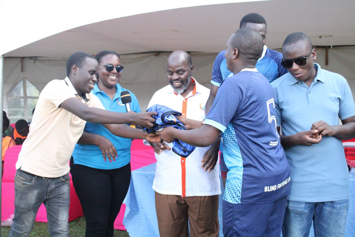 Last Saturday, we marked our 5th anniversary with a blind football tournament. The Red Angels claimed victory, followed by strong spirits, kyambogo, and kireka. The winning team received a trophy and cash prize, while the second team also received cash. #incpartat5years