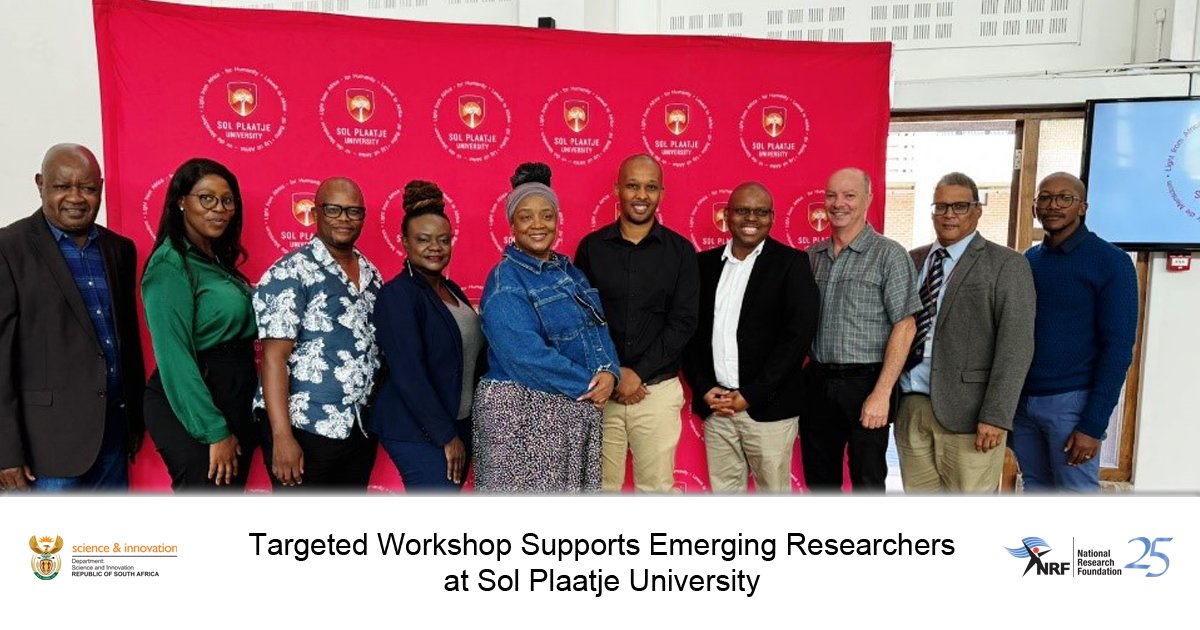 The NRF's recent visit to Sol Plaatje University is part of our commitment to support recently established universities and historically disadvantaged institutions in their participation in NRF funding instruments. More here: nrf.ac.za/targeted-works…